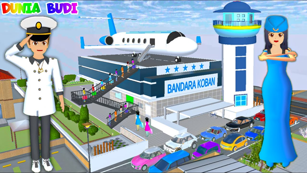 Yuta Mio Jadi Pilot Buat Markas Pesawat Diatas Rumah | Baby Celine Jatuh Dari Pesawat 😱😭