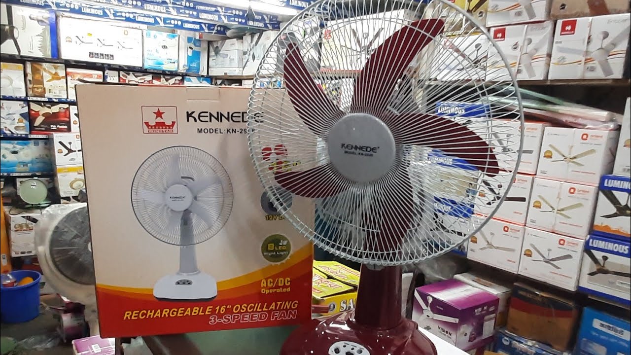 সস্তায় কিনুন এই গরমে কেনেডি ব্রান্ডের 16 ইঞ্চি চার্জার টেবিল/kennede ...