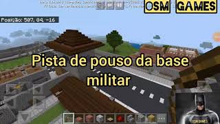 Pista de pouso da base militar no MINECRAFT screenshot 5