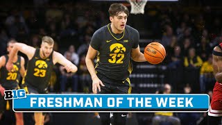 Owen Freeman Highlights | Big Ten Men's Basketball Freshman of the Week | Jan. 8, 2024