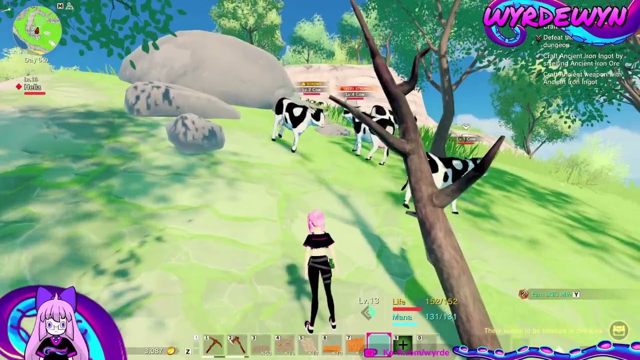 Adventures in Craftopia's Hell Mode Episode 02: Cow Cooking [Modded]