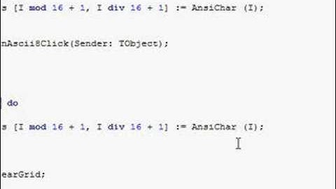 Delphi Unicode Experiments