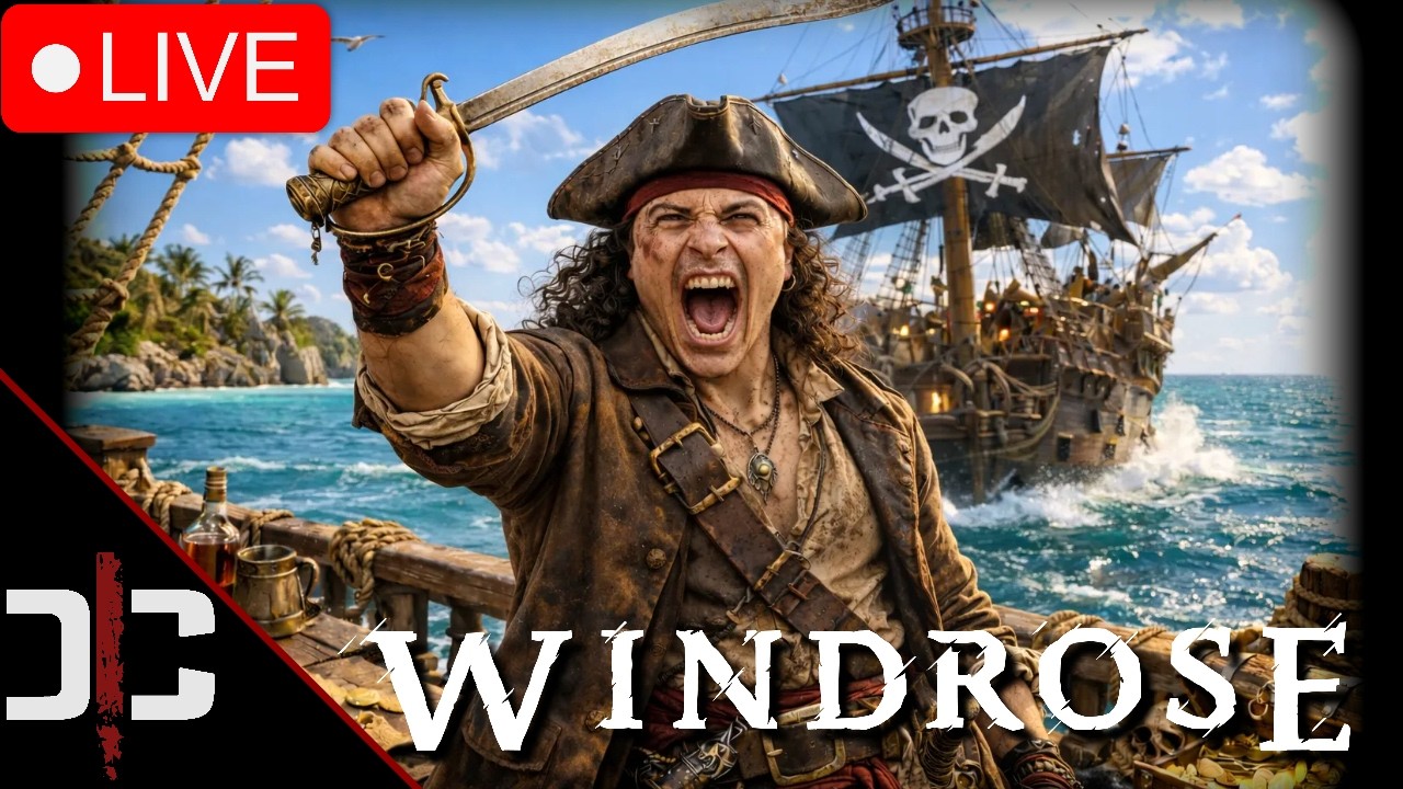 🔴LIVE - WINDROSE - Co-op Fresh Start - The Best Pirate Survival Builder Ever