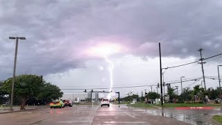 LIVE - DFW Storms / Shelf Cloud / HAIL - June 1, 2024