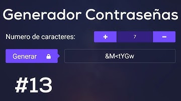 Creando un Generador de Contraseñas con Javascript | Capitulo 13 FINAL