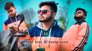 lightroom realistic blue town photo editing tutorial | lightroom background change preset|cool town screenshot 4