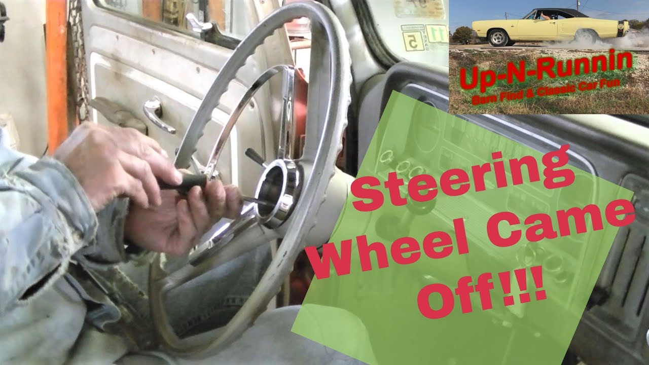 1966 Chevrolet C10 Part 7 Steering Wheel Came Off!!! A Close Look