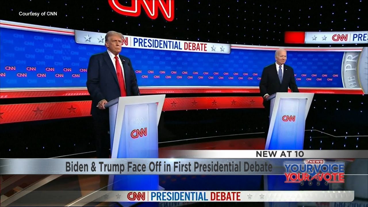 Biden & Trump face off in first Presidential debate - YouTube