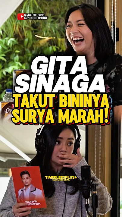 Gita Sinaga is afraid that Surya Insomnia's wife will be angry‼️🤣 #suryainsomnia #trending #podca...