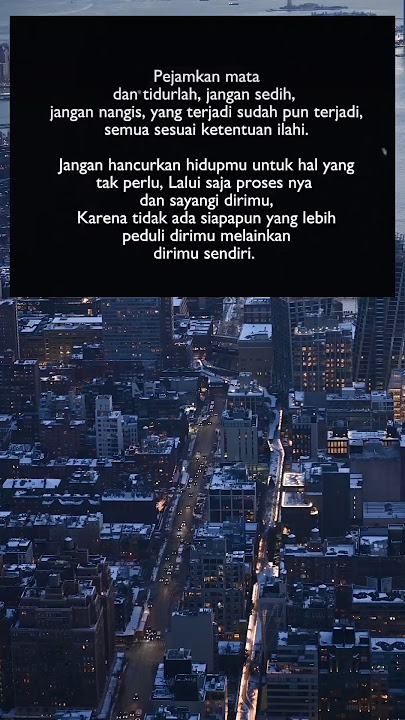 Lalui saja prosesnya dan sayangi dirimu #trending #quotes #motivasi #shorts #video #katakatabijak