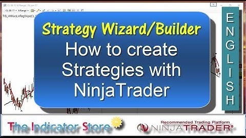 Create your own Strategy with NinjaTrader Wizard :HMA xo Filtered by LinReg Slope