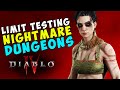 Diablo 4: Pushing My Rogue To Its Limits | Nightmare Dungeon PUSHING | D4 Twisting Blades Rogue