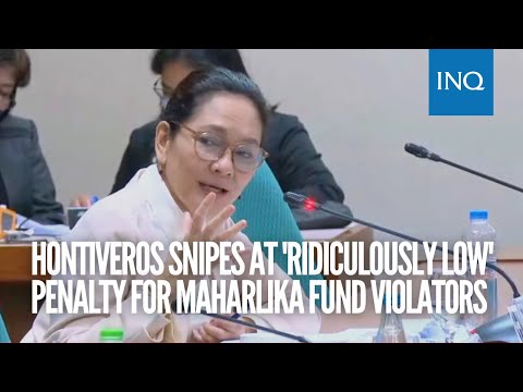 Hontiveros snipes at ‘ridiculously low’ penalty for violators of Maharlika Investment Fund policy