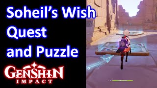 Soheil's Wish Quest and Puzzle Genshin Impact