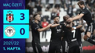 ÖZET: Beşiktaş 3-0 Çaykur Rizespor | 1. Hafta - 2021/22