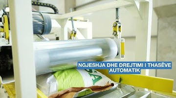 Automatic packing machine and stacker palletizermachine for bags