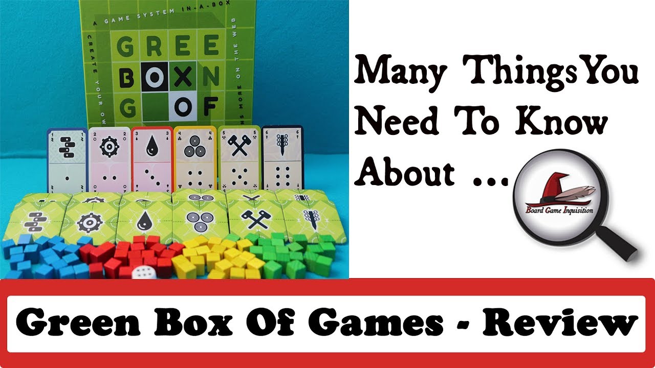 Many Things You Need To Know About The Green Box of Games YouTube