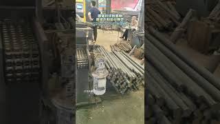 The circular saw machine cuts round steel very steadily.#circularsawmachine #roundsteelcutting