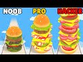 NOOB vs PRO vs HACKER in Burger Rush