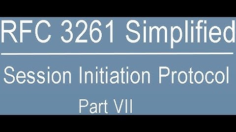 RFC 3261 Simplified: Session Initiation Protocol Part-Seven