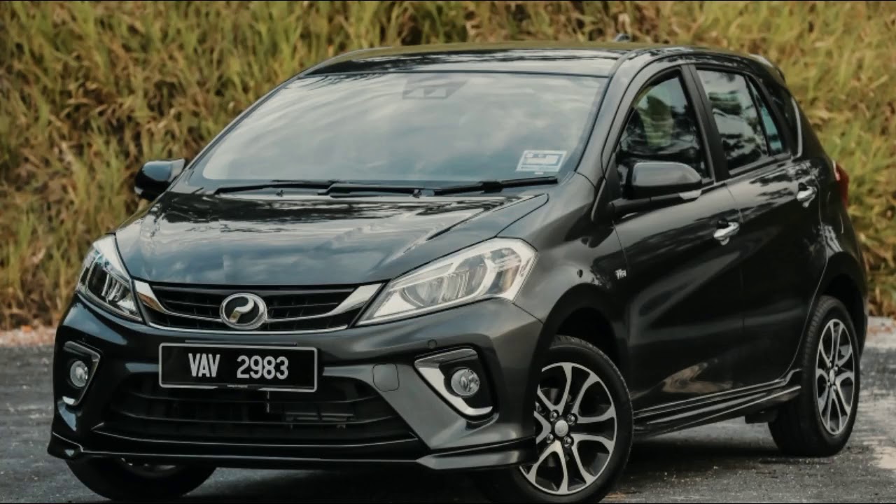 Perodua Myvi 2018 Advance Granite Grey Metallic - YouTube