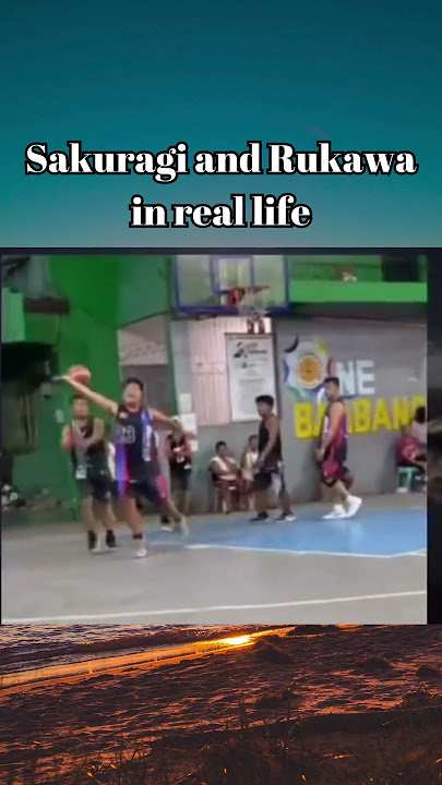 Sakuragi and Rukawain in real life  #basketball #highlights#sports #shorts