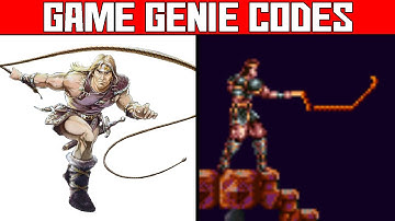 (Super Castlevania IV) Hit Anywhere & Jump In Air - Game Genie Codes