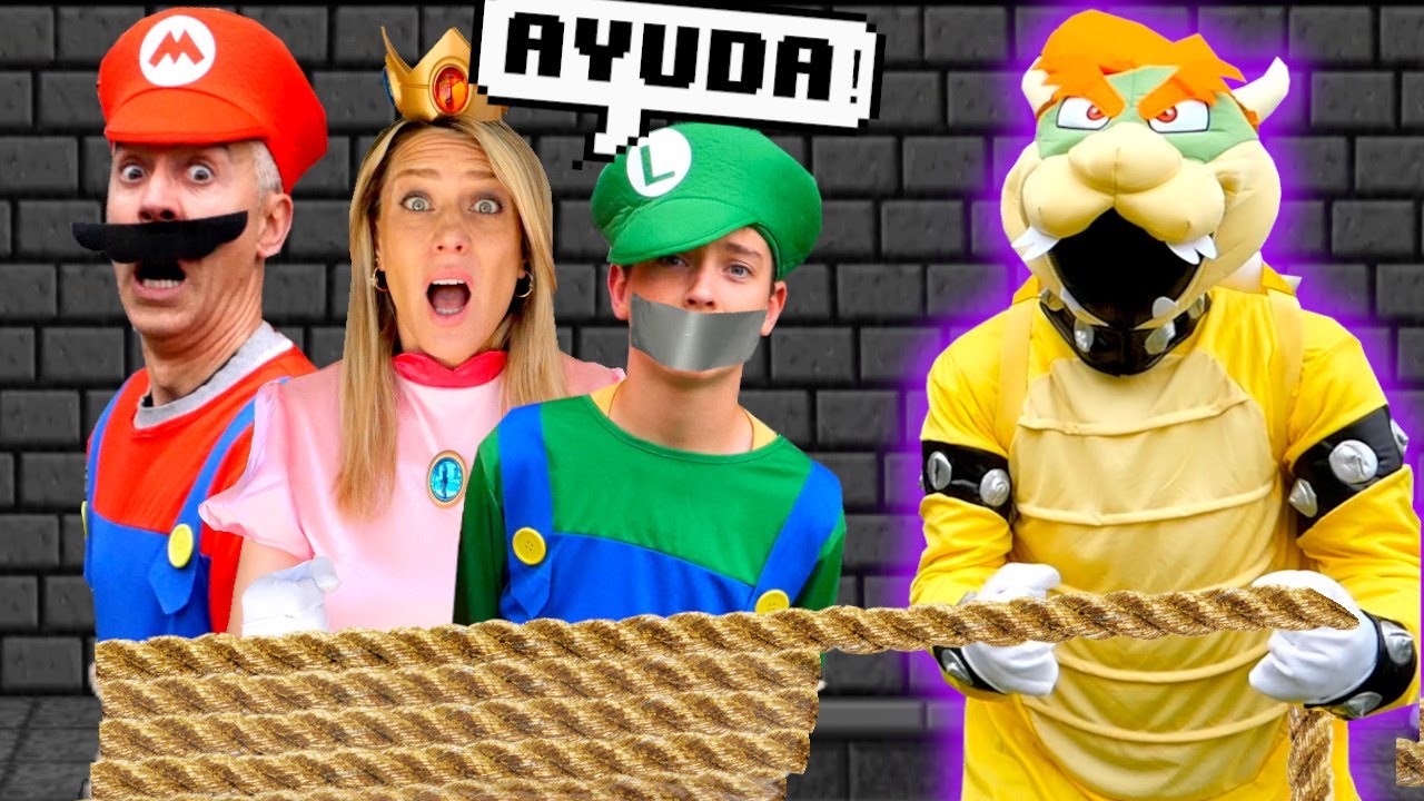 BOWSER ATRAPO A SUPER MARIO, LUIGI Y LA PRINCESA PEACH (Capitulo 3)