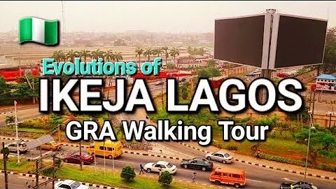 Ikeja Lagos Nigeria, GRA Walking Tour, Lagos City Walk 🇳🇬
