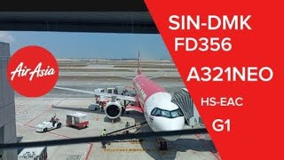 Thai AirAsia FD356 A321 NEO SIN-DMK