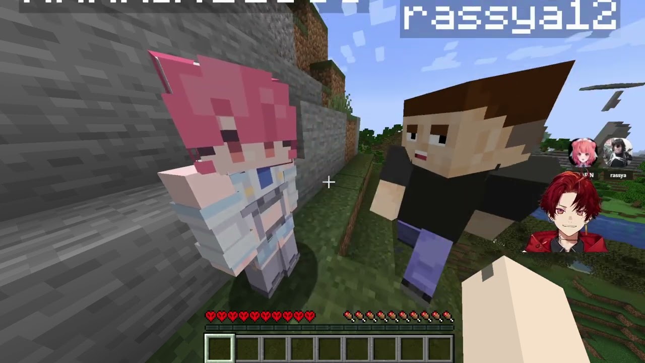 4 29 25 豚笑楽 マイクラハードコア day1