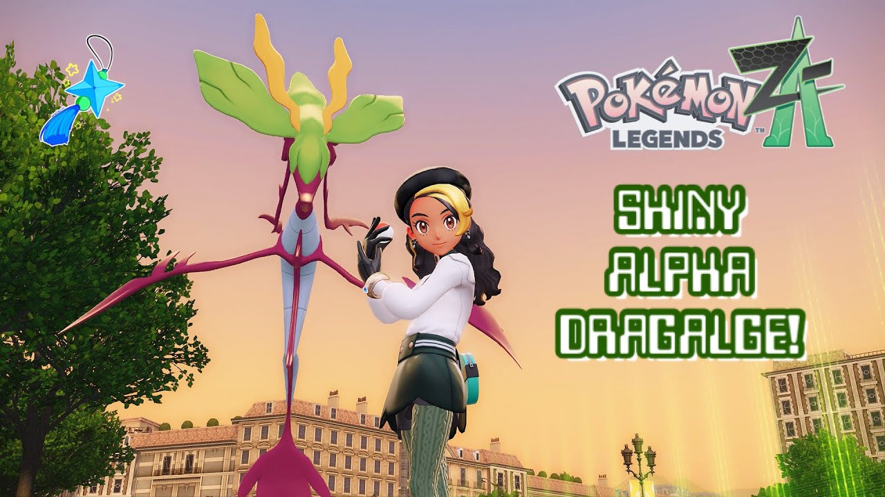 POKÉMON LEGENDS ZA Shiny Alpha DRAGALGE MAX IVS EVS LV100 INSTANT
