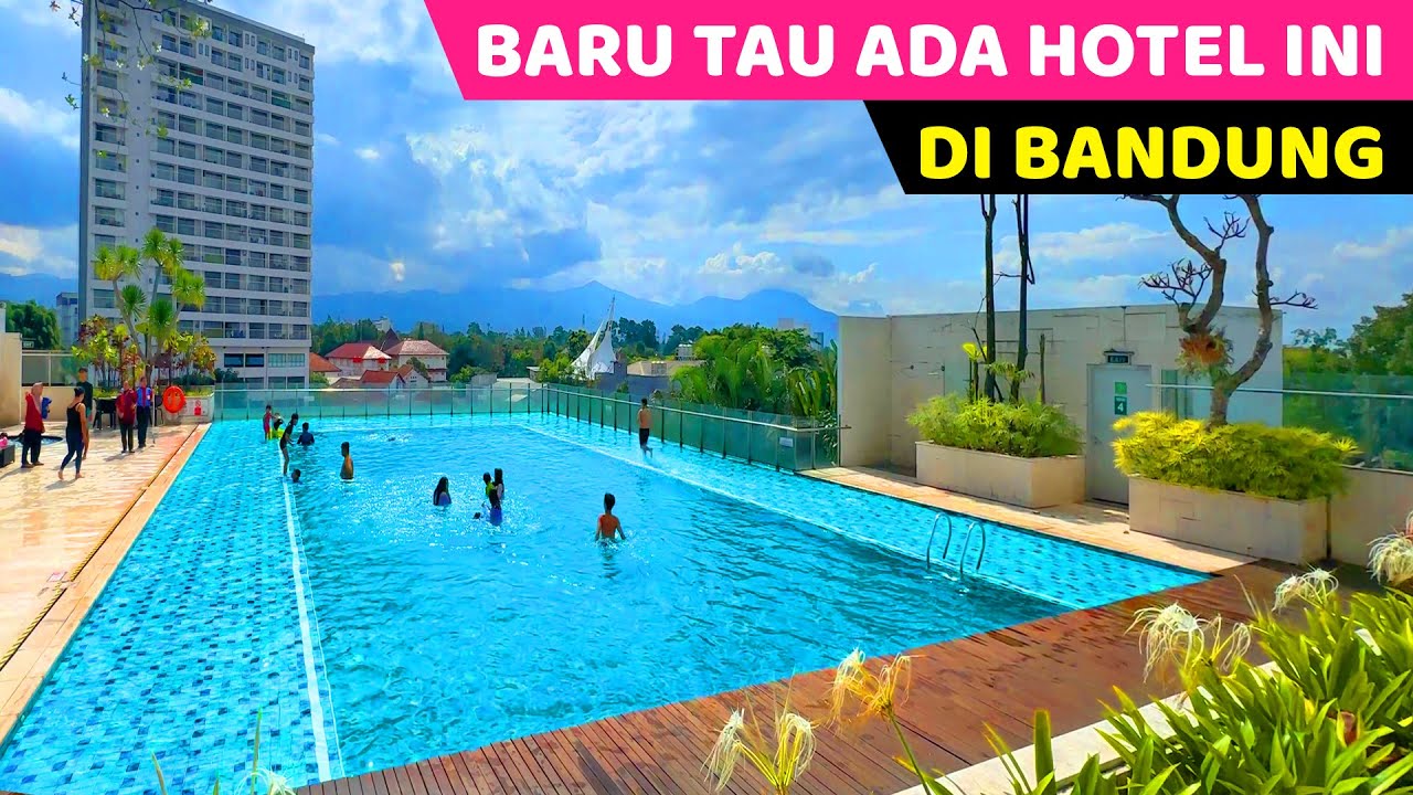 KE BRAGA TINGGAL JALAN KAKI...! POOLNYA SUPER ENAK... | Crowne Plaza Hotel | Hotel Bagus di Bandung
