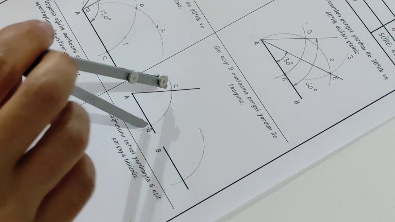 Pergel ile Açıyı Taşıma