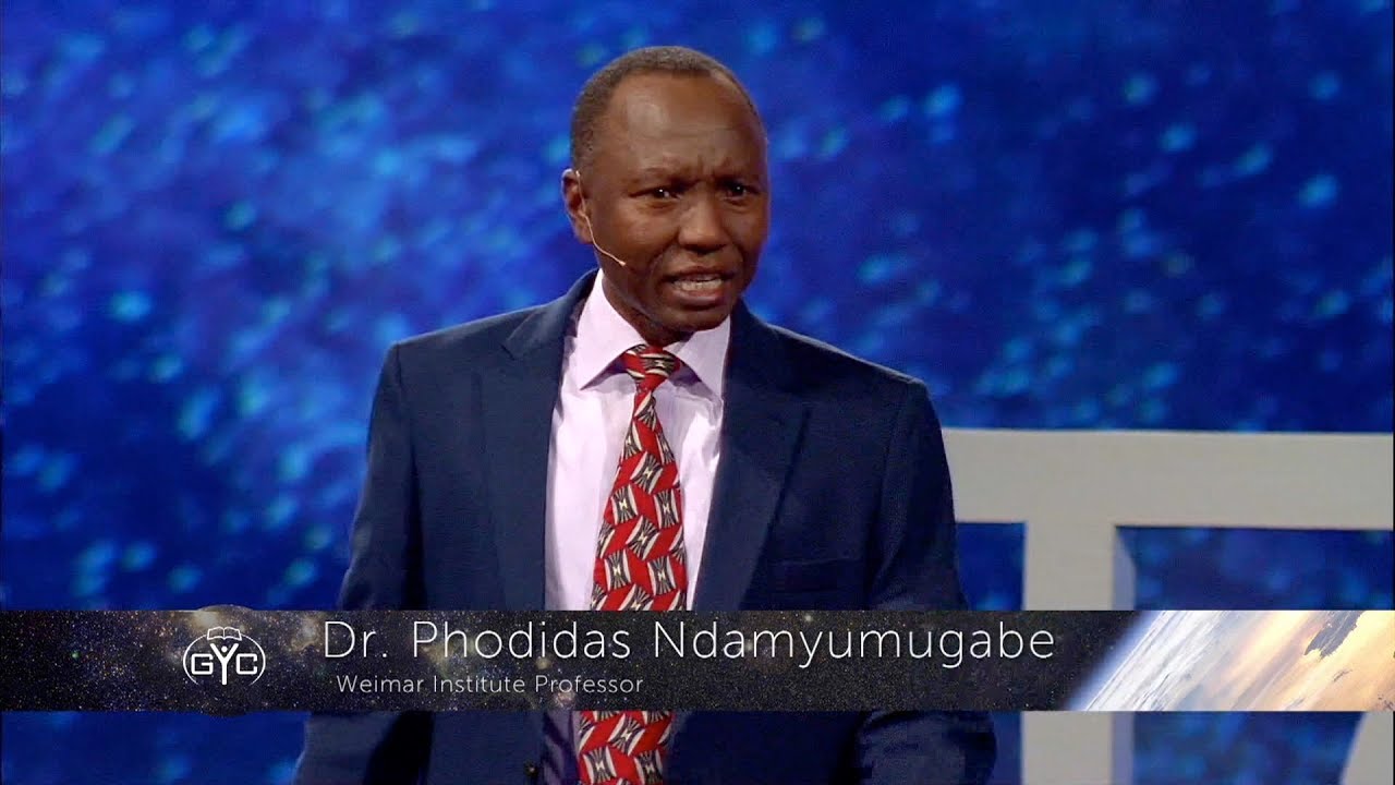10- GYC18 - Monday Afternoon (Testimony of Dr. Phodidas Ndamyumugabe) - YouTube