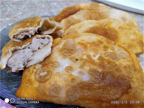 САМЫЙ простой и удачный рецепт теста на чебуреки! Сочные, хрустящие и пузырчатые чебуреки!