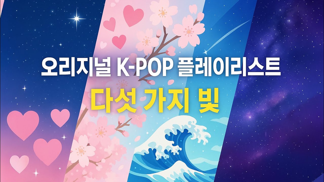 다섯 가지 빛으로 완성된 오리지널 K-POP 플레이리스트 | Original K-POP playlist completed with five colors