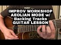 AEOLIAN LESSON (Thrill Is Gone) w/ BACKING TRACKS