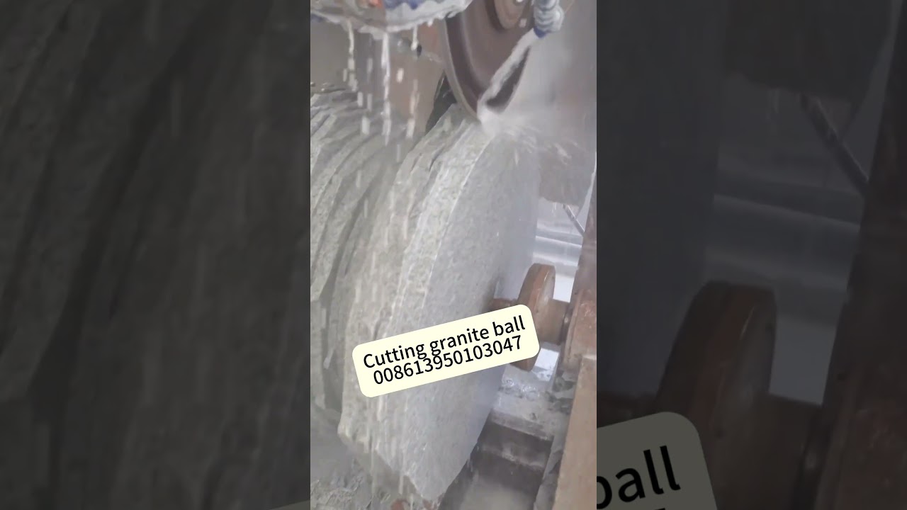 Marble granite stone ball sphere cutting machine