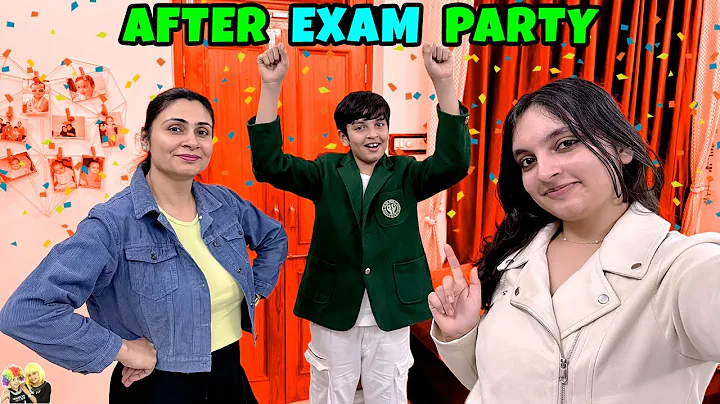 AFTER EXAM PARTY | Fun day with family | School Life | Aayu and Pihu Show