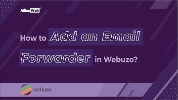 How to Add an Email Forwarder in Webuzo? | MilesWeb