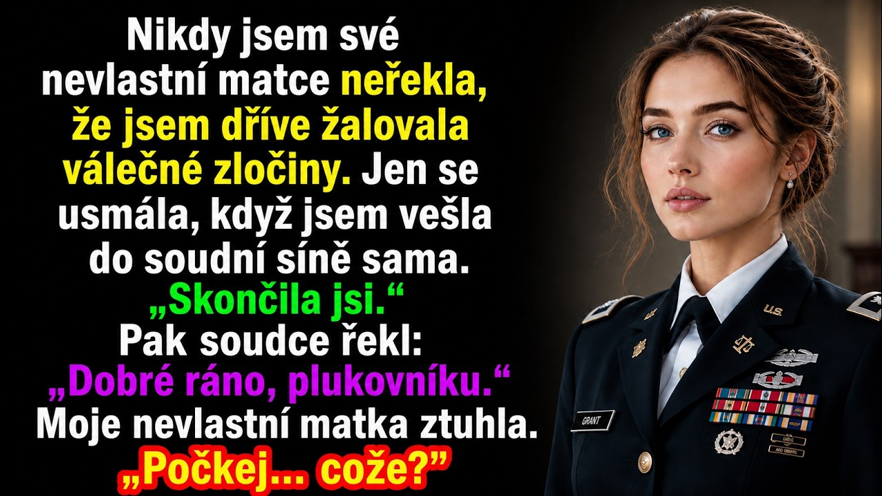 V soudní síni seděla moje nevlastní matka v krémovým kostýmku a usmívala se, když viděla, že jsem přišla sama, bez právníka. „Ani ses nezmohla na to, přivíst si zástupce?“ řekla dost nahlas, aby...