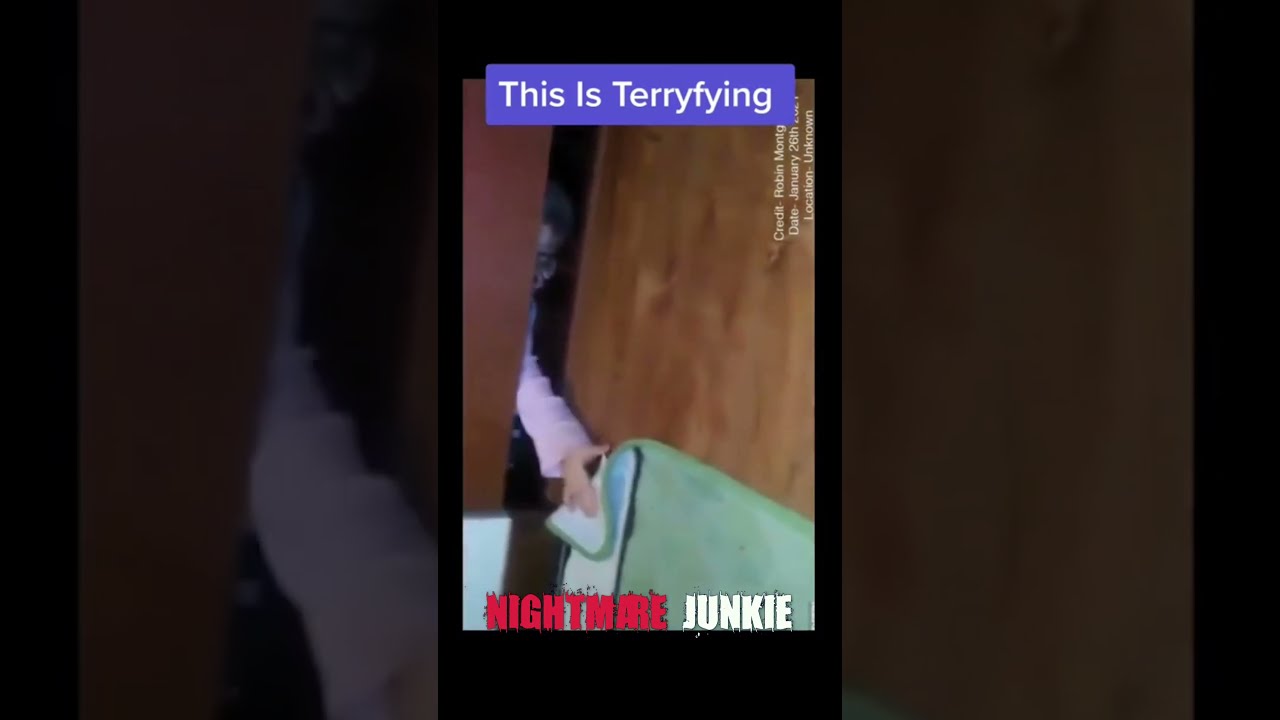 When Darkness Crawls The Haunting Presence Of Hand Under Door Scary Comp