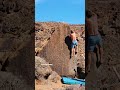 Lanzarote Bouldering 147 (el regalito) Triangle right side arete #bouldering #rockclimbing