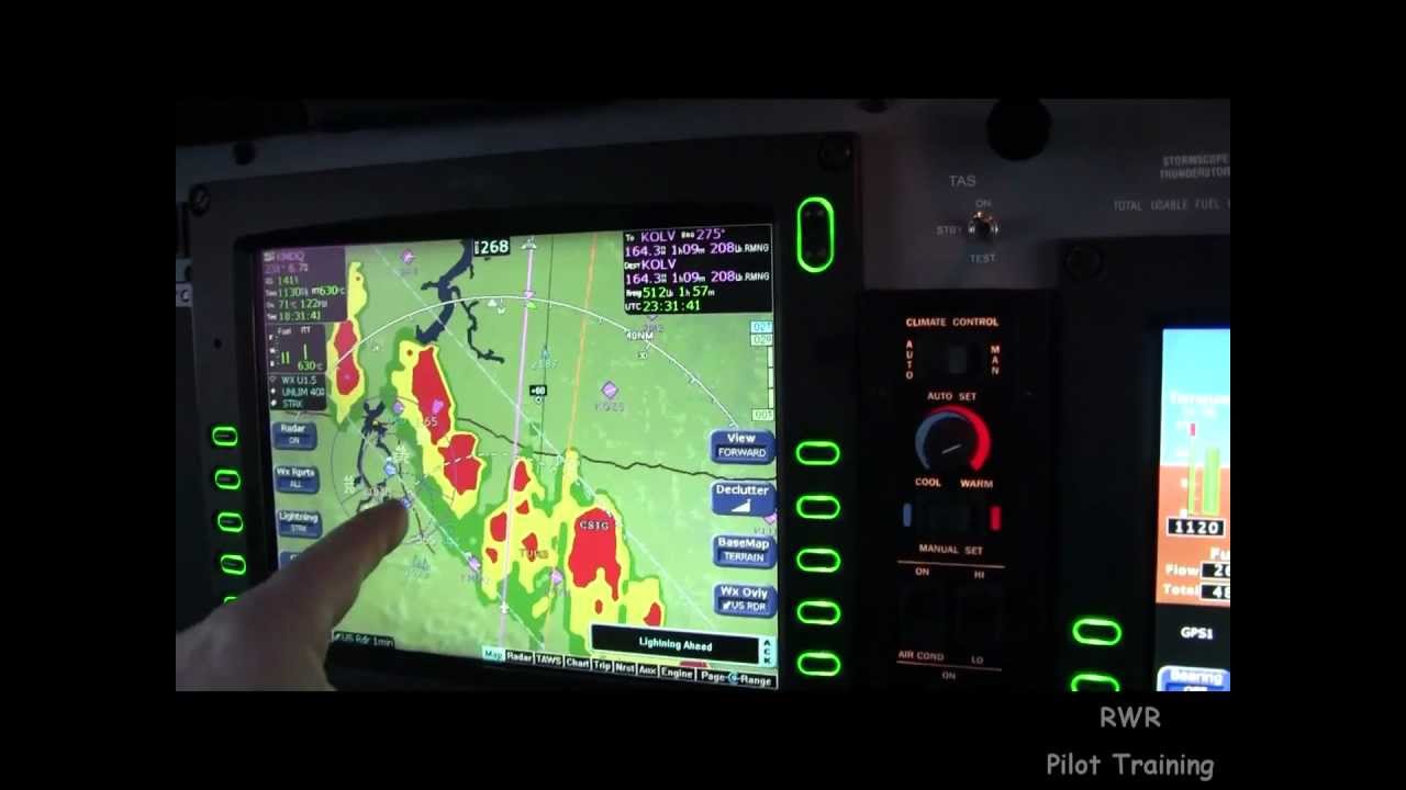 EX5000 Equipped PA46 NEXRAD and WX Radar Compared YouTube