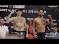ALL RESPECT! FROM GABE ROSADO & SHANE MOSLEY JR DURING INTENSE FACE OFF