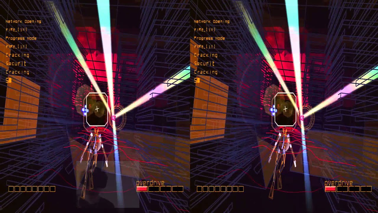 Rez Oculus Rift DK2 TriDef 3D : Part 1 - YouTube