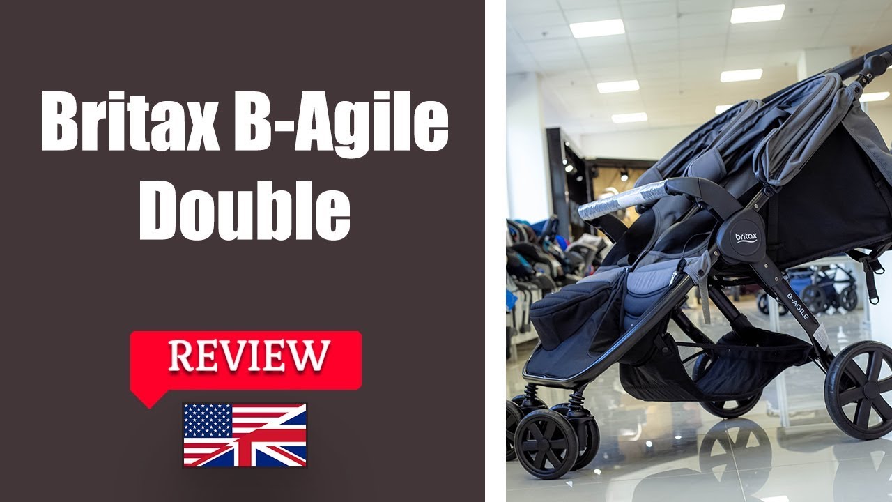 Britax B-Agile Double - Stroller FULL review - YouTube