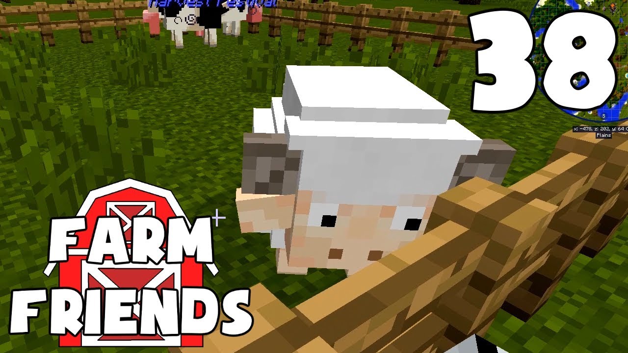 Minecraft Farm Friends - Part 38 - FOOD PLANS - YouTube