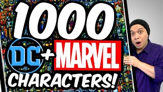 300 HOURS OF WORK! 1000 DC & MARVEL CHARACTERS???